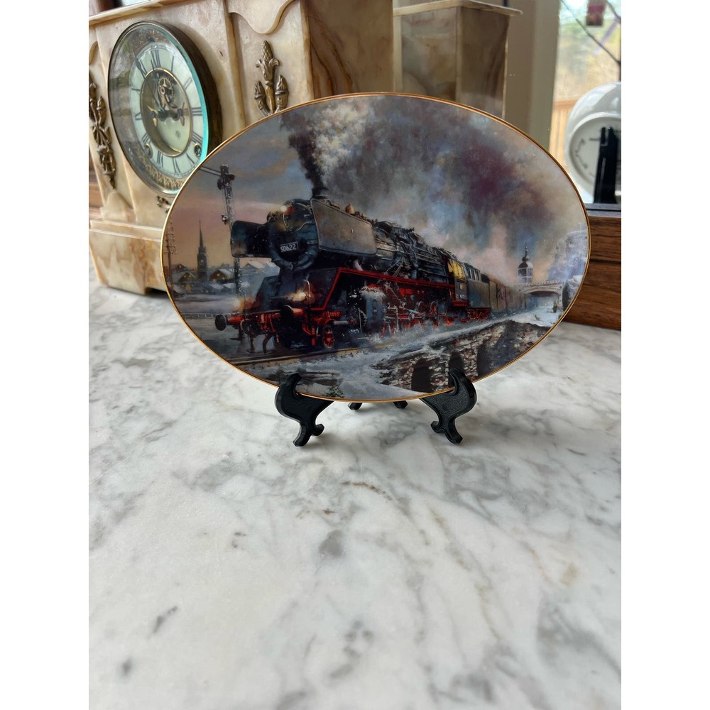 The Hamilton Collection Limited Edition Smoke snow and steam Decorative Plate